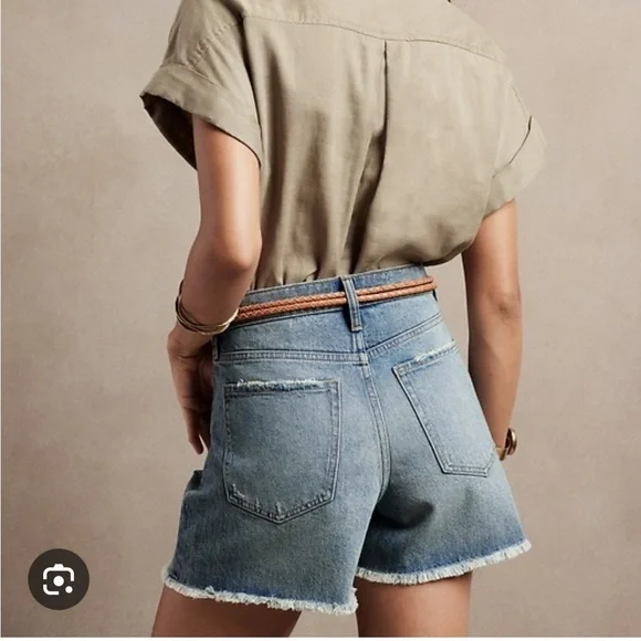 High Rise 4” Jean Shorts - Picture 2 of 5